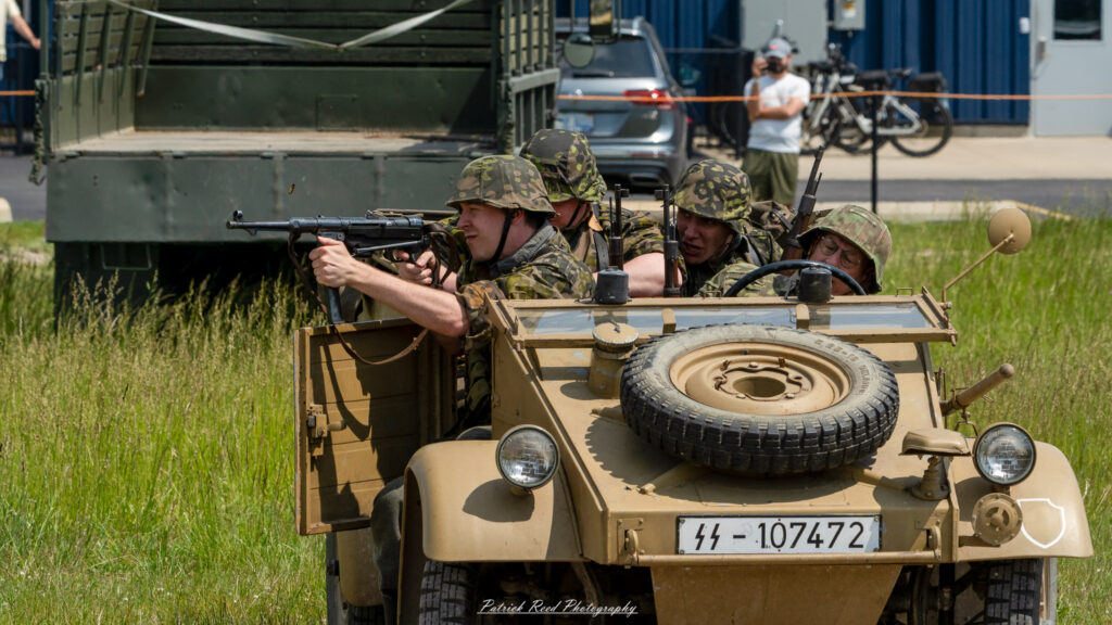 German WWII Reenactors – USS LST 393 Reenactment, June 7th, 2025